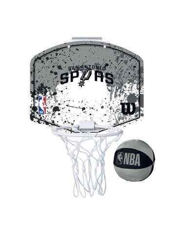 SET MINICANASTA WILSON TEAM MINI HOOP NBA SPURS