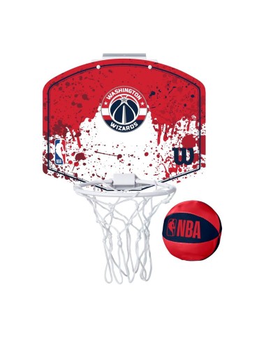 SET MINICANASTA WILSON TEAM MINI HOOP NBA WIZARDS