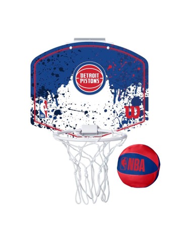 SET MINICANASTA WILSON TEAM MINI HOOP NBA PISTONS