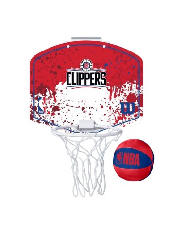 SET MINICANASTA WILSON NBA TEAM MINI HOOP CLIPPERS