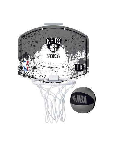 SET MINICANASTA WILSON TEAM MINI HOOP NBA NETS