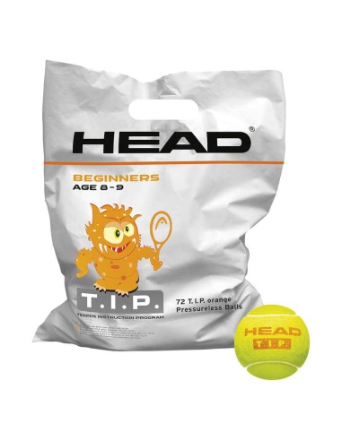 HEAD T.I.P. ORANGE - 72 BALLS