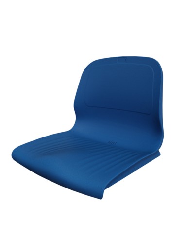 ASIENTO PVC CON RESPALDO SPARK CR M4 AZUL