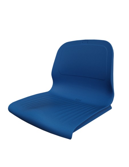 ASIENTO PVC CON RESPALDO SPARK CR M4 AZUL