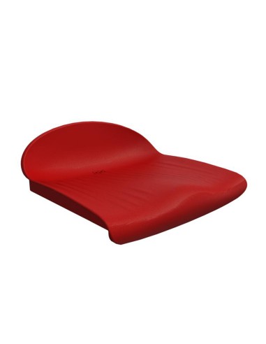 ASIENTO PVC SIN RESPALDO SPARK SR M4 ROJO