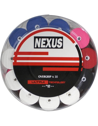 TARRO 30 OVERGRIPS PERFORADOS NEXUS MIX