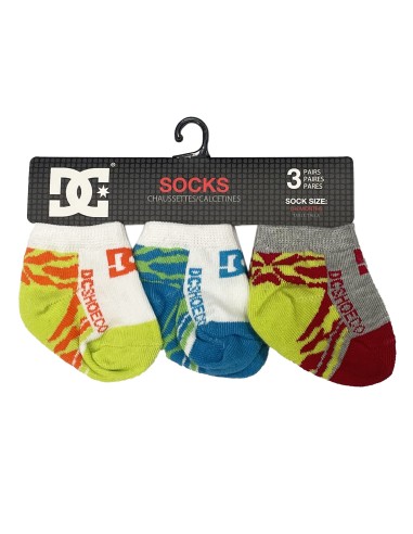 PACK 3 CALCETINES BEBÉ DC STRIPE CREW...